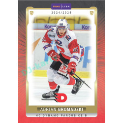 2024/25 Goal Cards Maxa liga 1. série #PCE-20 Adrian Gromadzki Parallel 1of15