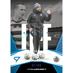 2024/25 Sportzoo Chance Liga 2. série #AL-17 Jiří Kladrubský Afterlife Blue xx/65