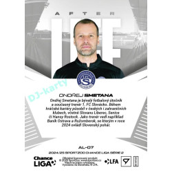2024/25 Sportzoo Chance Liga 2. série #AL-07 Ondřej Smetana Afterlife