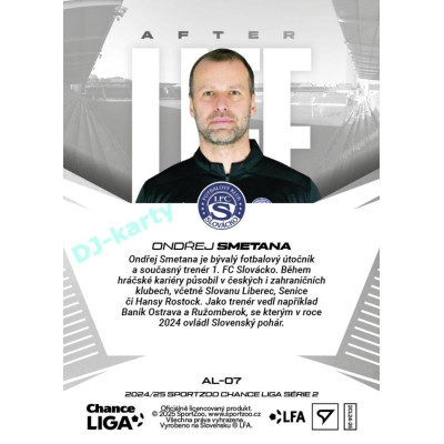 2024/25 Sportzoo Chance Liga 2. série #AL-07 Ondřej Smetana Afterlife