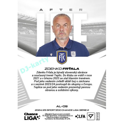2024/25 Sportzoo Chance Liga 2. série #AL-09 Zdenko Frťala Afterlife