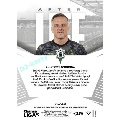 2024/25 Sportzoo Chance Liga 2. série #AL-12 Luboš Kozel Afterlife