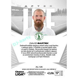 2024/25 Sportzoo Chance Liga 2. série #AL-15 David Bartek Afterlife