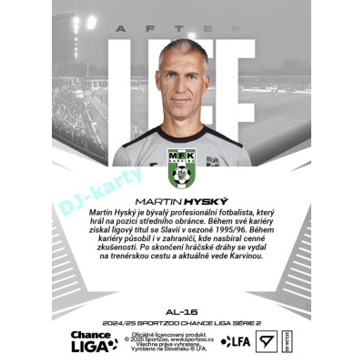 2024/25 Sportzoo Chance Liga 2. série #AL-16 Martin Hyský Afterlife