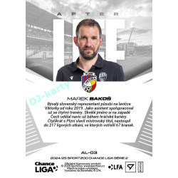 2024/25 Sportzoo Chance Liga 2. série #AL-03 Marek Bakoš Afterlife