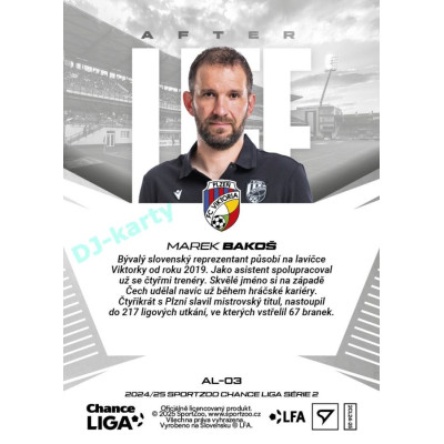 2024/25 Sportzoo Chance Liga 2. série #AL-03 Marek Bakoš Afterlife
