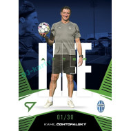 2024/25 Sportzoo Chance Liga 2. série #AL-06 Kamil Čontofalský Afterlife Green xx/30