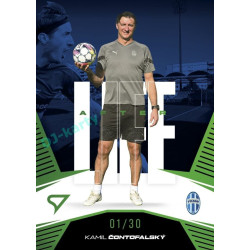2024/25 Sportzoo Chance Liga 2. série #AL-06 Kamil Čontofalský Afterlife Green xx/30