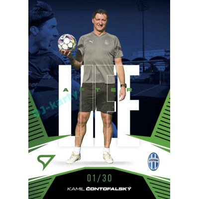 2024/25 Sportzoo Chance Liga 2. série #AL-06 Kamil Čontofalský Afterlife Green xx/30