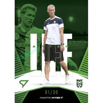 2024/25 Sportzoo Chance Liga 2. série #AL-16 Martin Hyský Afterlife Green xx/30
