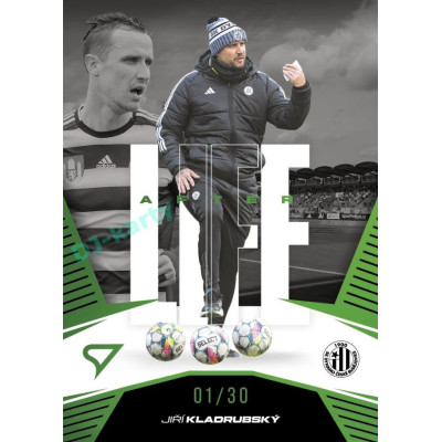 2024/25 Sportzoo Chance Liga 2. série #AL-17 Jiří Kladrubský Afterlife Green xx/30