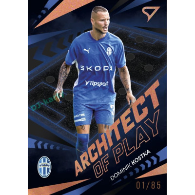 2024/25 Sportzoo Chance Liga 2. série #AP-09 Dominik Kostka Achitects of Play Copper xx/85
