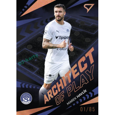 2024/25 Sportzoo Chance Liga 2. série #AP-11 Marek Havlík Achitects of Play Copper xx/85