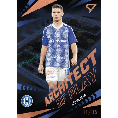 2024/25 Sportzoo Chance Liga 2. série #AP-19 Jiří Sláma Achitects of Play Copper xx/85