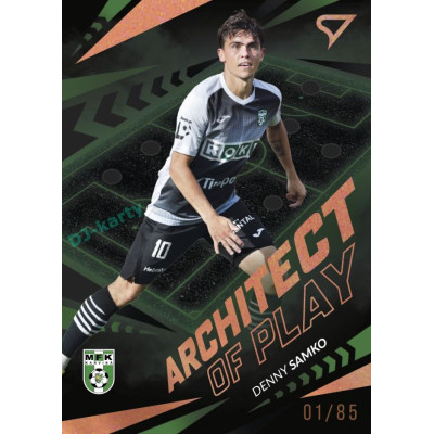 2024/25 Sportzoo Chance Liga 2. série #AP-25 Denny Samko Achitects of Play Copper xx/85