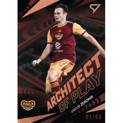 2024/25 Sportzoo Chance Liga 2. série #AP-27 Jakub Zeronik Achitects of Play Copper xx/85