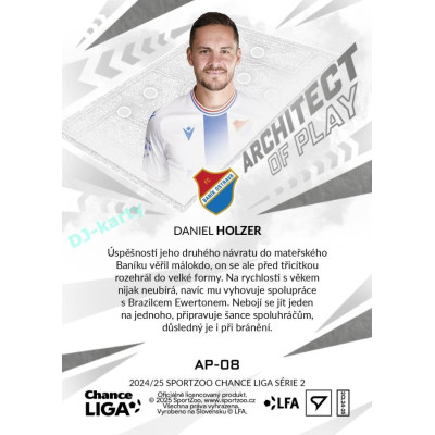2024/25 Sportzoo Chance Liga 2. série #AP-08 Daniel Holzer Achitects of Play