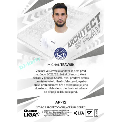 2024/25 Sportzoo Chance Liga 2. série #AP-12 Michal Trávník Achitects of Play
