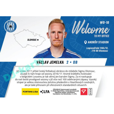 2022/23 Sportzoo Fortuna Liga 1. série #WO-10 Václav Jemelka Welcome to my office