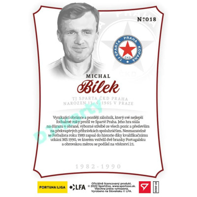 2023 Sportzoo Dekády fotbalové ligy #N-018 Michal Bílek