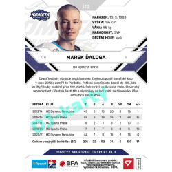 2021/22 Sportzoo TIPSPORT ELH #112 Marek Ďaloga