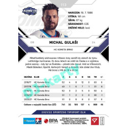 2021/22 Sportzoo TIPSPORT ELH #113 Michal Gulaši