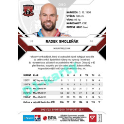 2021/22 Sportzoo TIPSPORT ELH #090 Radek Smoleňák