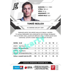 2021/22 Sportzoo TIPSPORT ELH #197 Tomáš Redlich