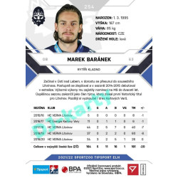 2021/22 Sportzoo TIPSPORT ELH #254 Marek Baránek