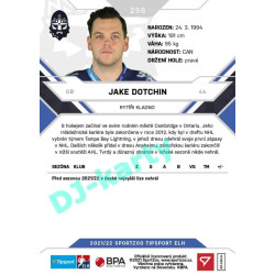 2021/22 Sportzoo TIPSPORT ELH #256 Jake Dotchin