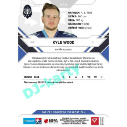 2021/22 Sportzoo TIPSPORT ELH #259 Kyle Wood