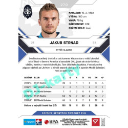 2021/22 Sportzoo TIPSPORT ELH #270 Jakub Strnad