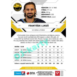 2021/22 Sportzoo TIPSPORT ELH #211 František Lukeš