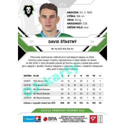 2021/22 Sportzoo TIPSPORT ELH #072 David Šťastný