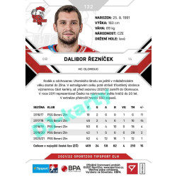2021/22 Sportzoo TIPSPORT ELH #132 Dalibor Řezníček