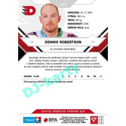 2021/22 Sportzoo TIPSPORT ELH #097 Dennis Robertson