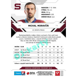 2021/22 Sportzoo TIPSPORT ELH #041 Michal Moravčík