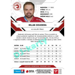 2021/22 Sportzoo TIPSPORT ELH #004 Milan Doudera