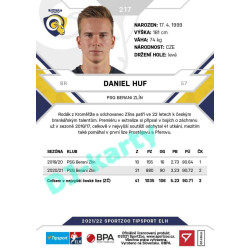 2021/22 Sportzoo TIPSPORT ELH #217 Daniel Huf