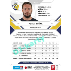 2021/22 Sportzoo TIPSPORT ELH #223 Peter Trška
