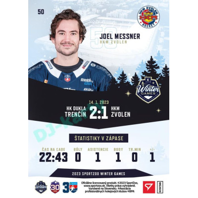 2023 Sportzoo Winter Games #50 Joel Messner