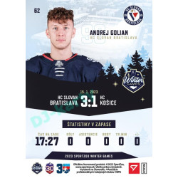 2023 Sportzoo Winter Games #62 Andrej Golian