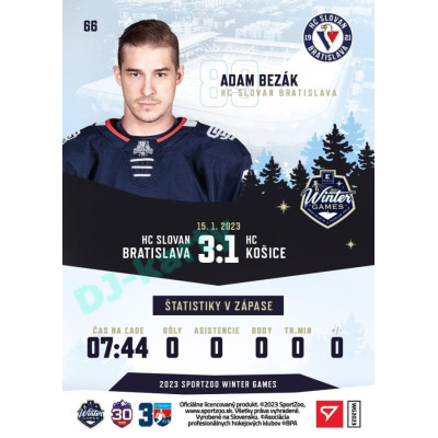 2023 Sportzoo Winter Games #66 Adam Bezák