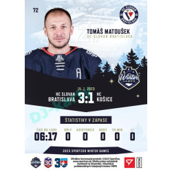 2023 Sportzoo Winter Games #72 Tomáš Matoušek