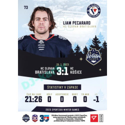 2023 Sportzoo Winter Games #73 Liam Pecararo
