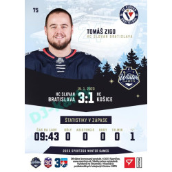 2023 Sportzoo Winter Games #75 Tomáš Zigo
