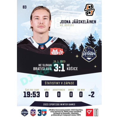 2023 Sportzoo Winter Games #83 Joona Jääskeläinen