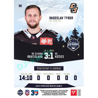 2023 Sportzoo Winter Games #90 Radoslav Tybor
