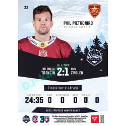 2023 Sportzoo Winter Games #33 Phil Pietroniro