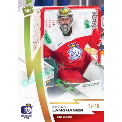 2023 MK reprezentace #073 Marek Langhamer Gold 1of10